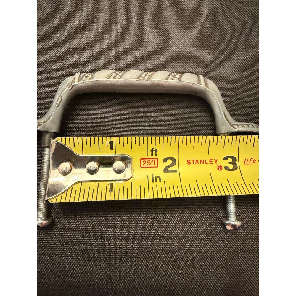 VTG 14pc 1993 Keeler Brass Co KBC 44010 Pulls 44009 Knobs Pewter Cream Hardware - Picture 9 of 15